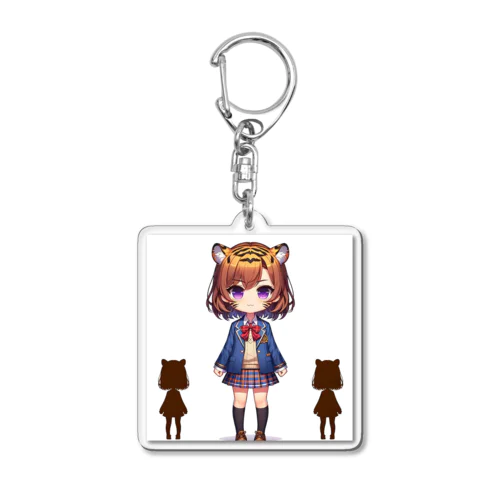 寅の女子高生 Acrylic Key Chain