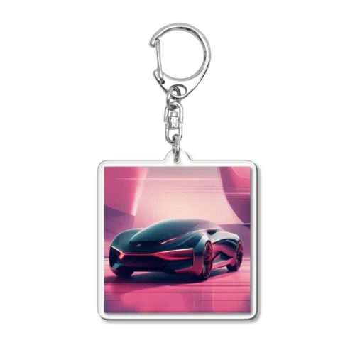 ハイテクな車 Acrylic Key Chain