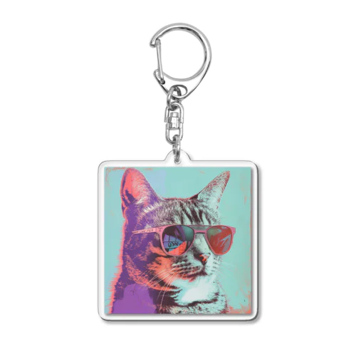 サイバーポップ・キャット Acrylic Key Chain