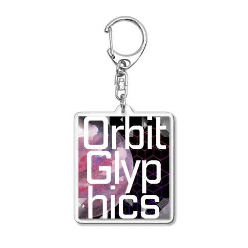 OrbitGlyphics Acrylic Key Chain