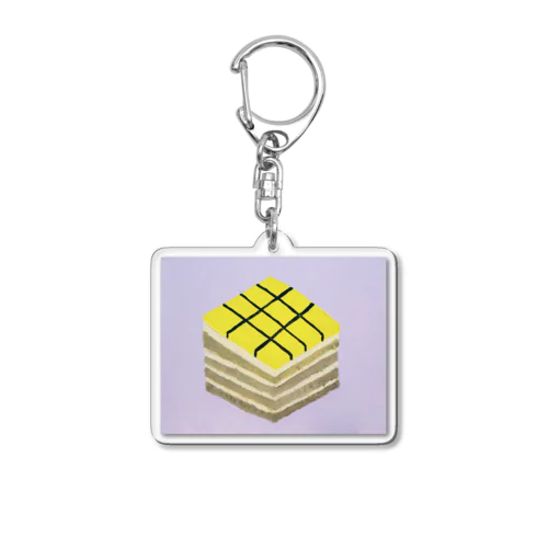 大山崎山荘の喫茶室の紅茶レモンケーキ Acrylic Key Chain