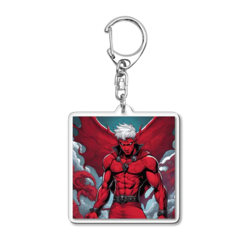 赤い悪魔 Acrylic Key Chain