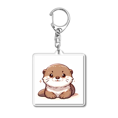 癒しのコツメカワウソ Acrylic Key Chain