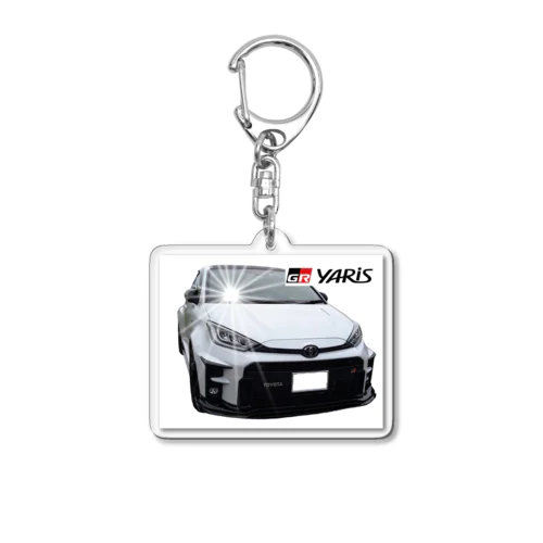 TOYOTA 　GRヤリスのプリントグッズ Acrylic Key Chain