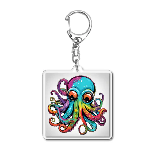 FUNKYOctopus Acrylic Key Chain