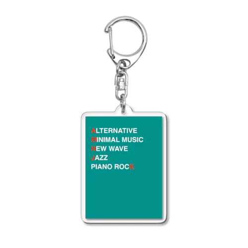 平畑徹也Piano Solo Tour2024"斜日"「AMNJK - The Other Meaning -」 Acrylic Key Chain