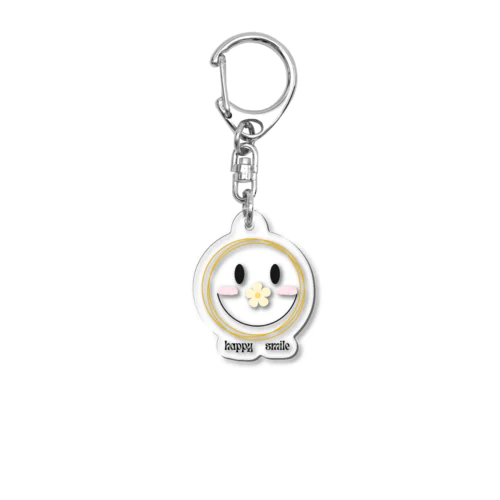 幸せ笑顔 Acrylic Key Chain