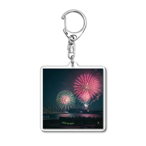 花火 Acrylic Key Chain