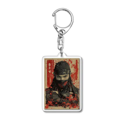 サイバー三国志＿影風 Acrylic Key Chain