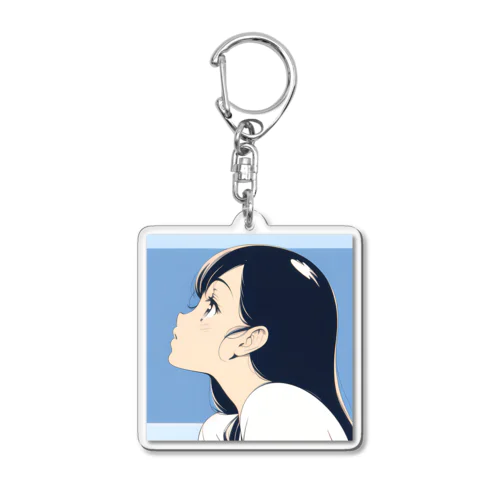 レトロ女子 No.7 Acrylic Key Chain