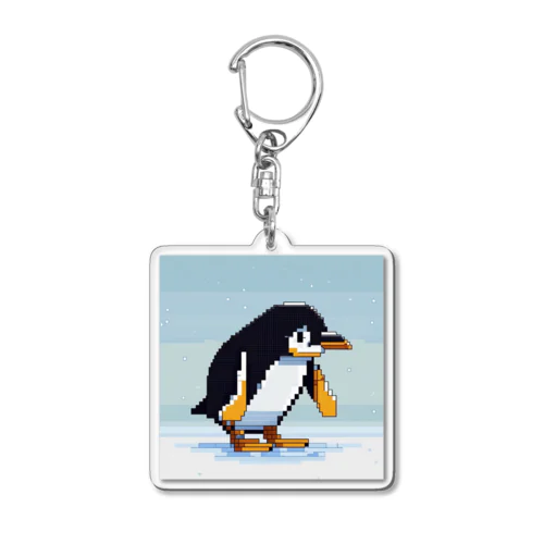 歩いているペンギン Acrylic Key Chain