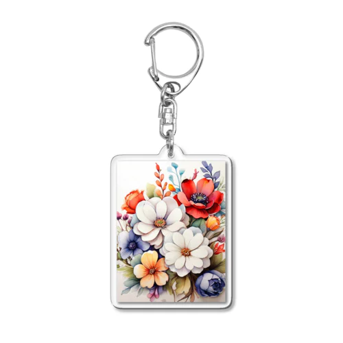 たくさんの花々を Acrylic Key Chain