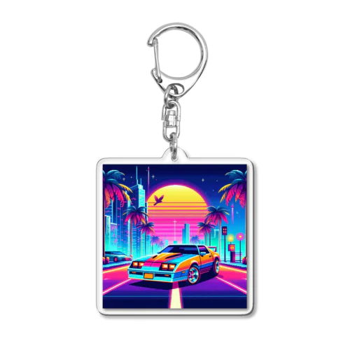 ドッド絵車 Acrylic Key Chain