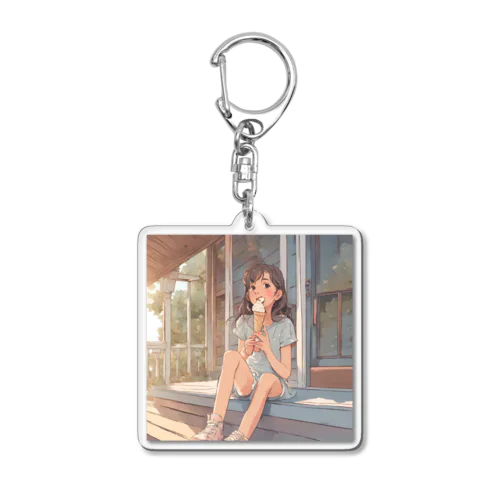 夏の楽しみ Acrylic Key Chain