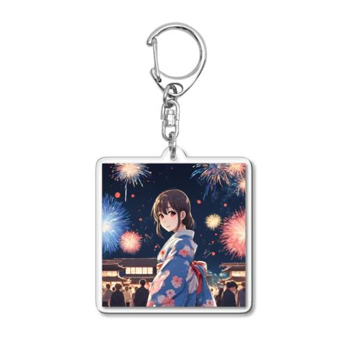 夏祭り。 Acrylic Key Chain