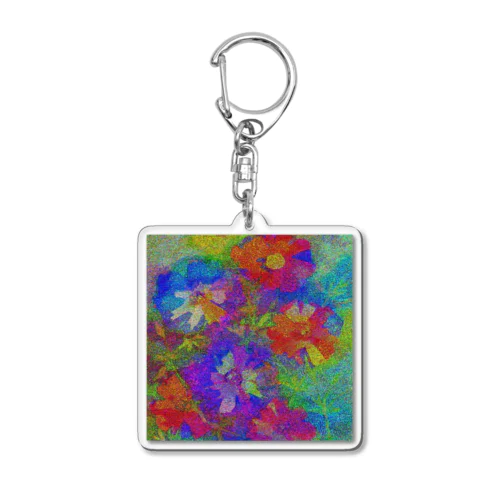 flowers Acrylic Key Chain