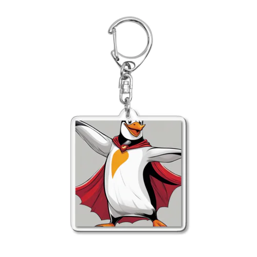 スーパーヒーローペンギン A  Acrylic Key Chain