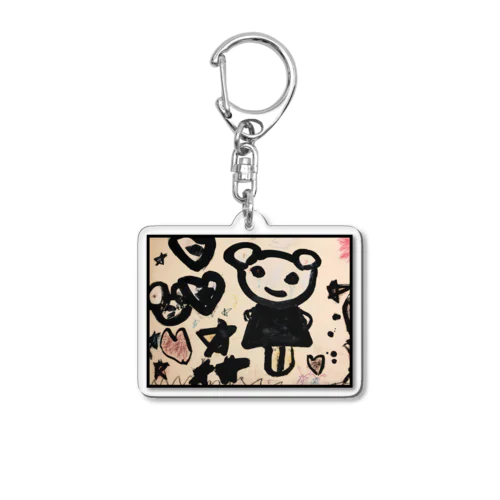 やみやみくまさん Acrylic Key Chain