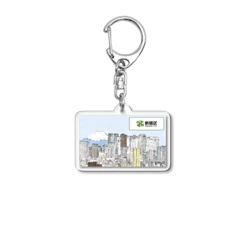 新宿公式 Acrylic Key Chain