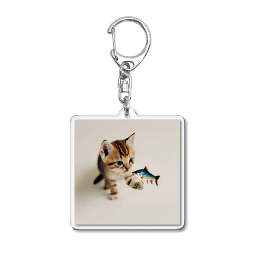 子猫のくーちゃん🐈 Acrylic Key Chain