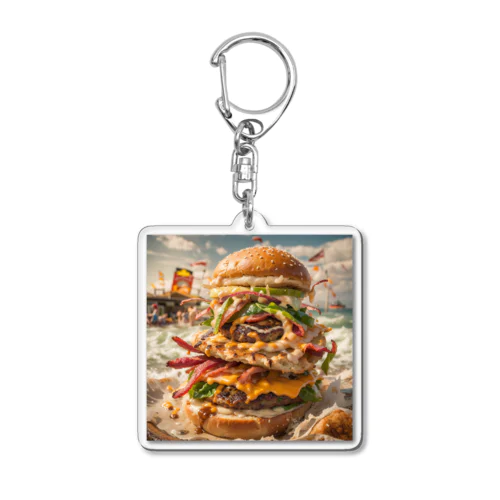 バーガーちゃん Acrylic Key Chain