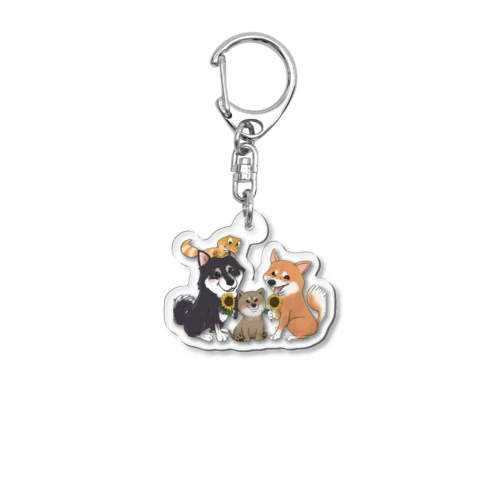 柴犬ニシアフ Acrylic Key Chain