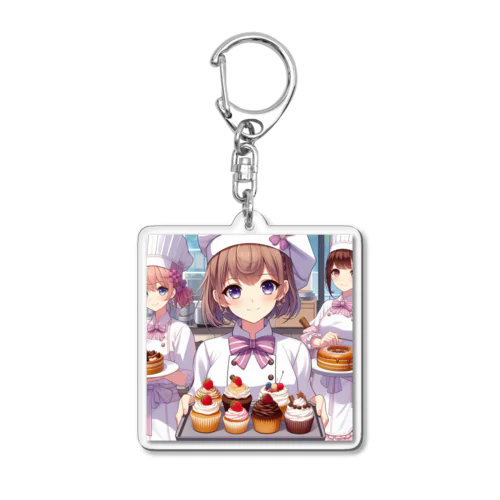 【#いろなの】見習いパティシエ Acrylic Key Chain