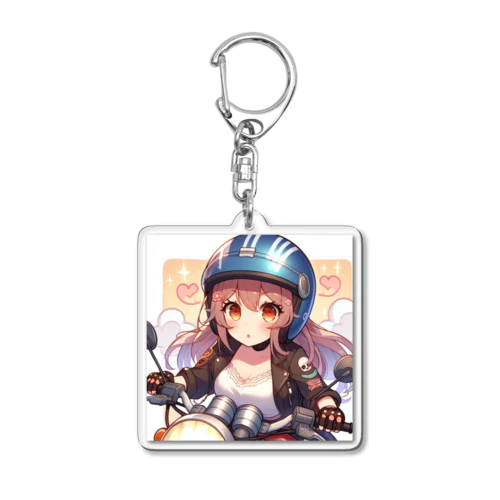 バイク女子　ばくおん!!系 Acrylic Key Chain