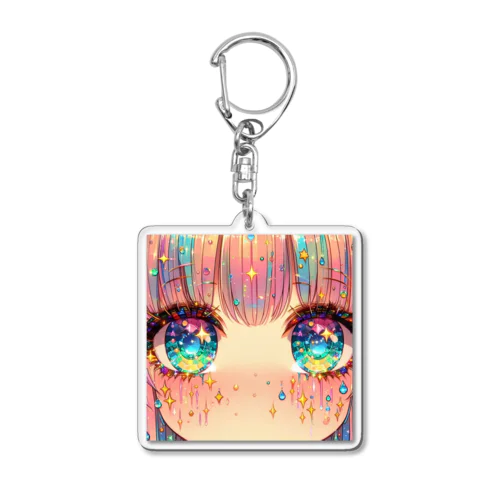 恋をするきらりちゃん Acrylic Key Chain