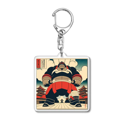 sumo_robot_13 Acrylic Key Chain