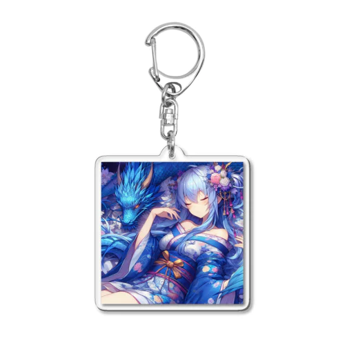 『Azure Dragon（ of the East）』 Acrylic Key Chain