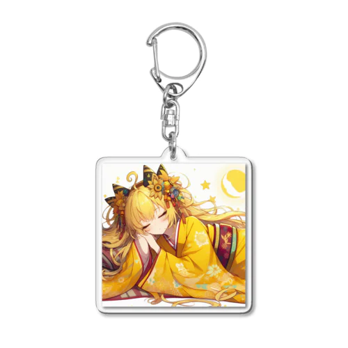 『qilin(Huanglong / Yellow Dragon)』黄竜 麒麟 Acrylic Key Chain