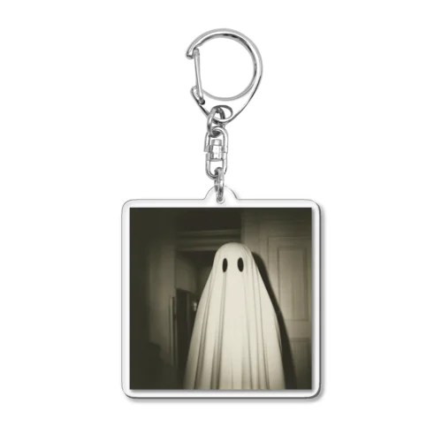 Popo-Ghost Acrylic Key Chain