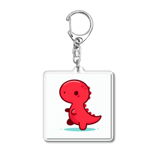 癒しのレッドザウルス Acrylic Key Chain