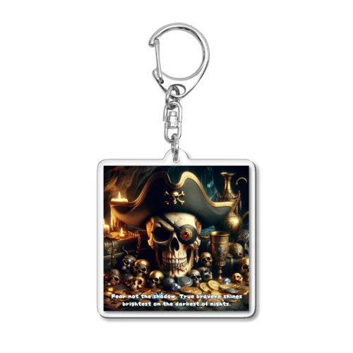 Shadowed Treasures: The Pirate's Legacy Acrylic Key Chain