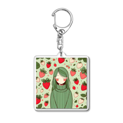 いちご姫 Acrylic Key Chain