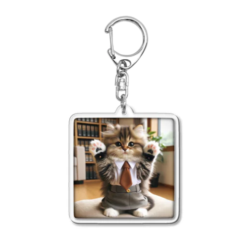 可愛い猫ちゃん06 Acrylic Key Chain