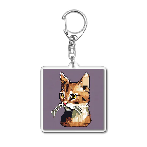 にゃんこ Acrylic Key Chain