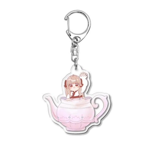 みにこふちゃん Acrylic Key Chain