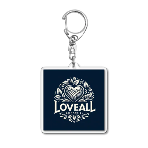 LOVEALL アクリルキーホルダー