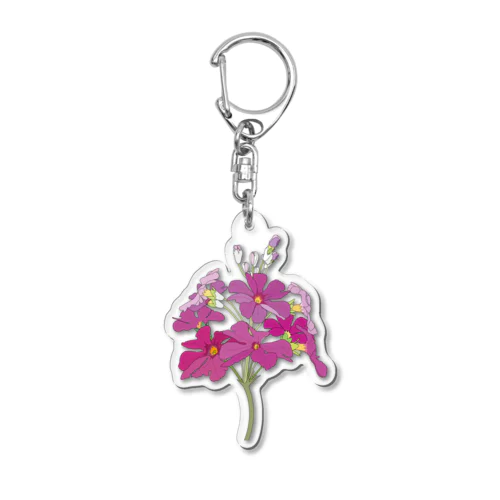 可愛い野の春の花_イモカタバミ Acrylic Key Chain