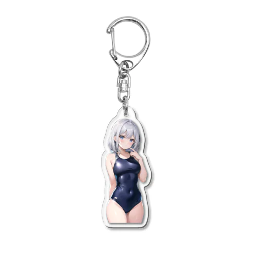 スク水美少女 Acrylic Key Chain