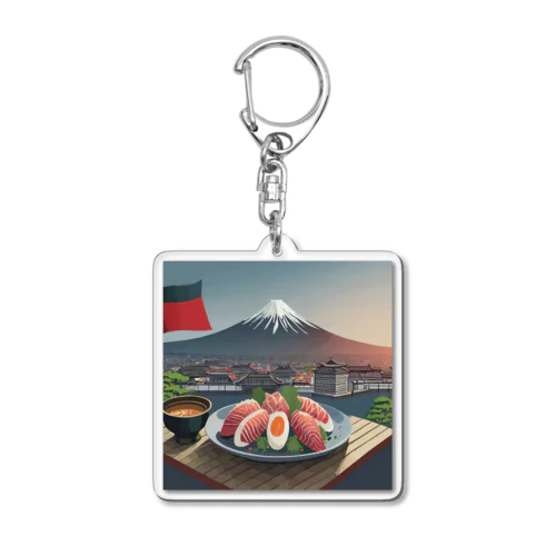 日本の食べ物 Acrylic Key Chain