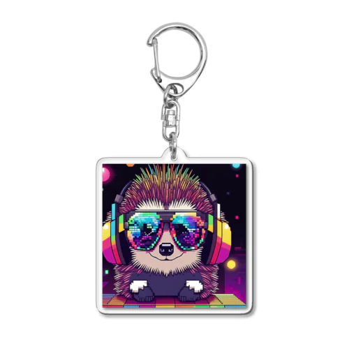 アゲ上げ！DJハリネズミくん Acrylic Key Chain