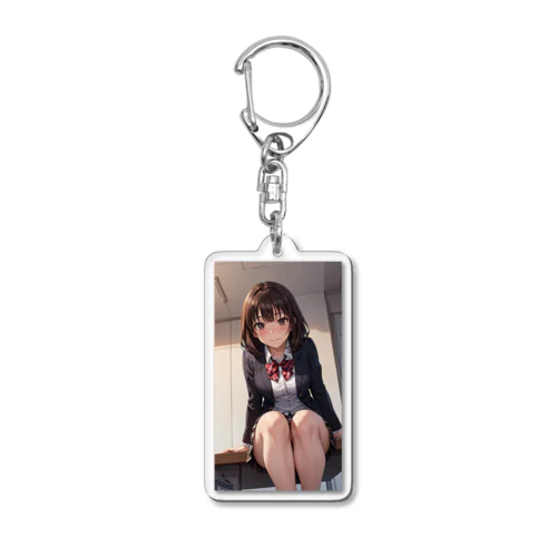 制服美少女 Acrylic Key Chain