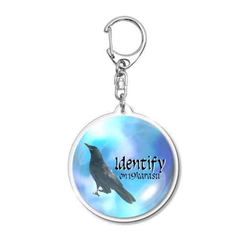 Identify Crow☆カラスのタビ Acrylic Key Chain