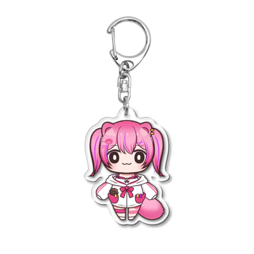 ちびふくまるアクリルキーホルダー Acrylic Key Chain