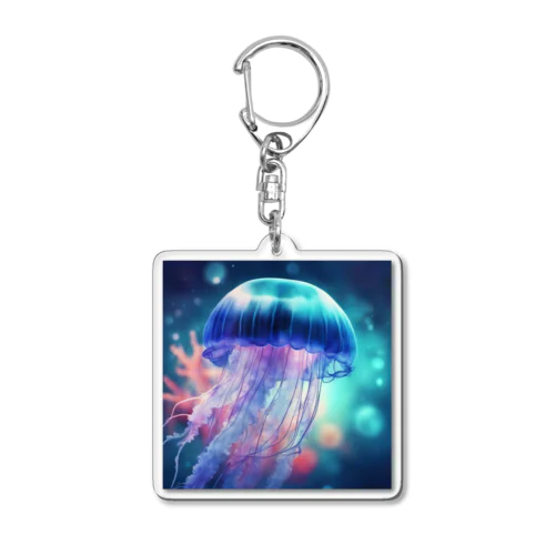 クラゲ宇宙 Acrylic Key Chain