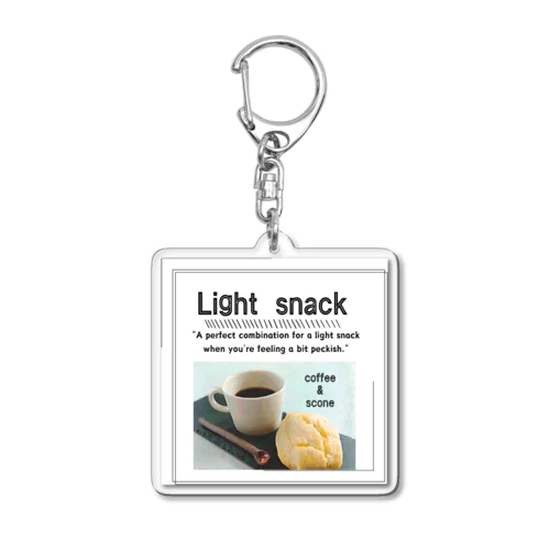 Light　snack Acrylic Key Chain