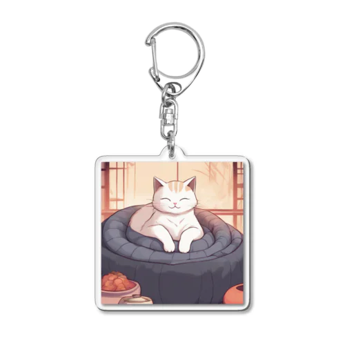 こたつ猫 Acrylic Key Chain